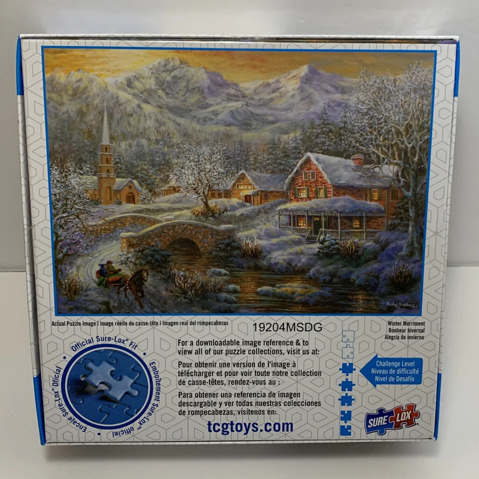 Winter Wonderland 1000 Piece Puzzle Sure Lox New - Image 2 of 2