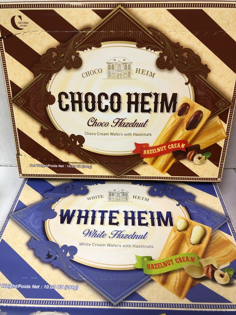 C NATURAL STORY CREAM WAFER W/ HAZELNUT (White Heim Hazelnut