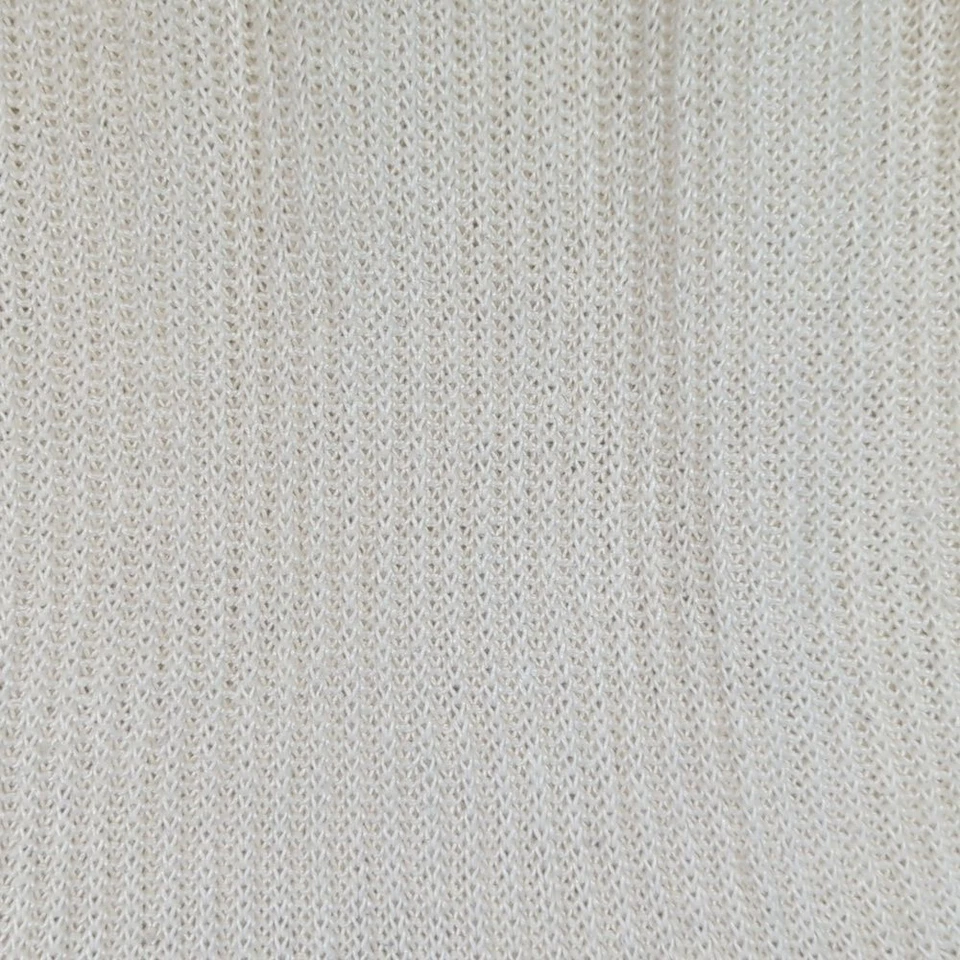 LOFT Womens White 100% Linen Knit Ribbed Sweater XS - Image 4 of 4