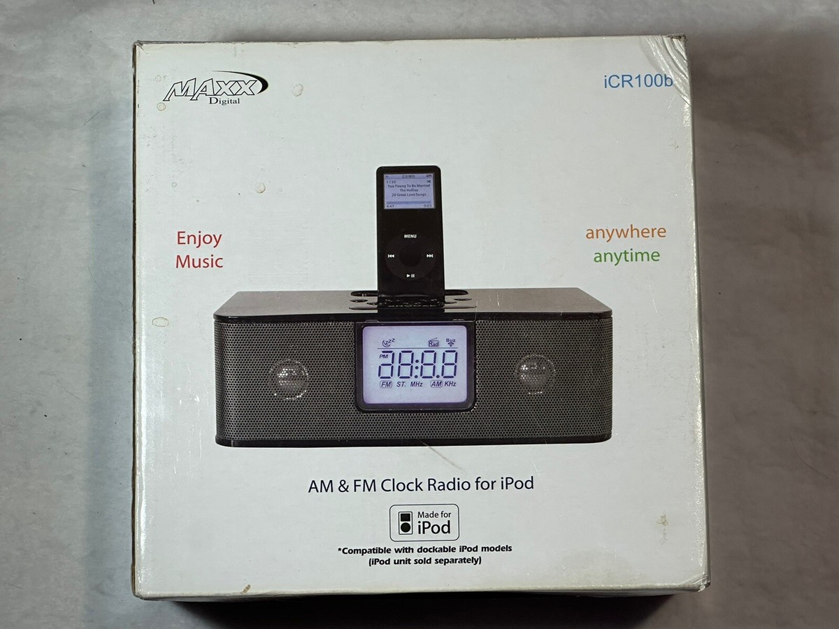 Iphone Ipad Alarm Clock Dock Philips AJ7050D/05 Lightening