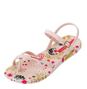 Ipanema NEW Fashion Floral print blush pink flower flip flops sandals sizes 3-9