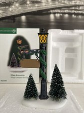 Dept 56 Village Accessories -Village Lamppost and sign 52940