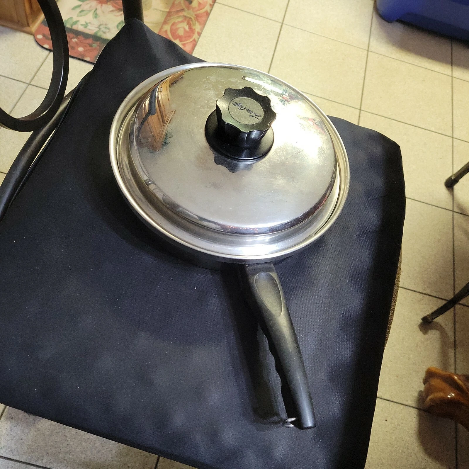 Lustre Craft 9 Inch Skillet 3 ply Stainless Pot Pan by West Bend USA with Lid