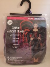 Girls "Gothic Vampire Queen" Costume Size Medium 8-10 