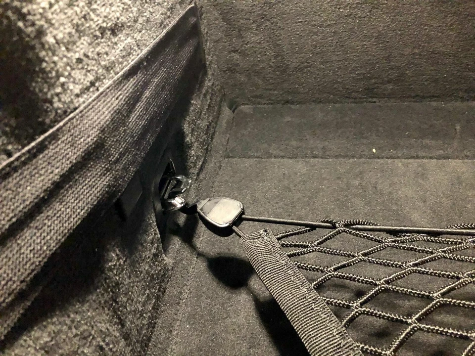 Red de carga de malla estilo piso maletero trasero para BMW 640i xDrive Gran Turismo 18-20 Foto 4 de 4