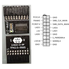TPM 2.0 Security Module for ASRock Motherboards win11 18pin-1