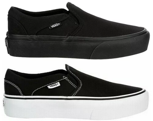 vans asher slip on platform