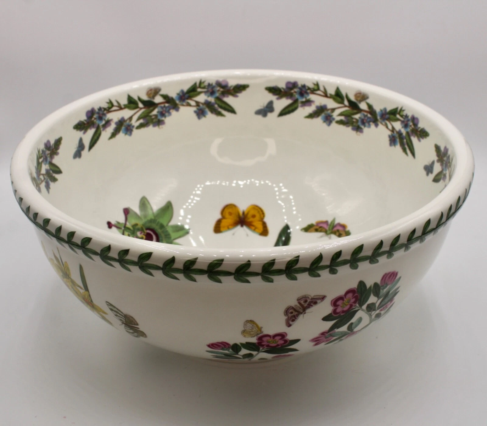 Vintage Portmeirion Botanic Garden Passiflora Caerulea Mixing/Salad Bowl England