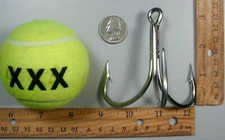 1 pc 10/0 Stainless Steel welded treble hook  really big fish or Small Pier Gaff