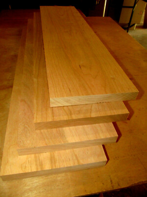 4 PIECES KILN DRIED 4/4 FAS FINISHED S4S POPLAR LUMBER WOOD 24 X 6 X 3/4''