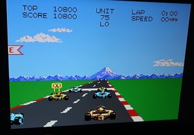 Atari 7800 POLE POSITION II Cartridge - Tested & WORKS