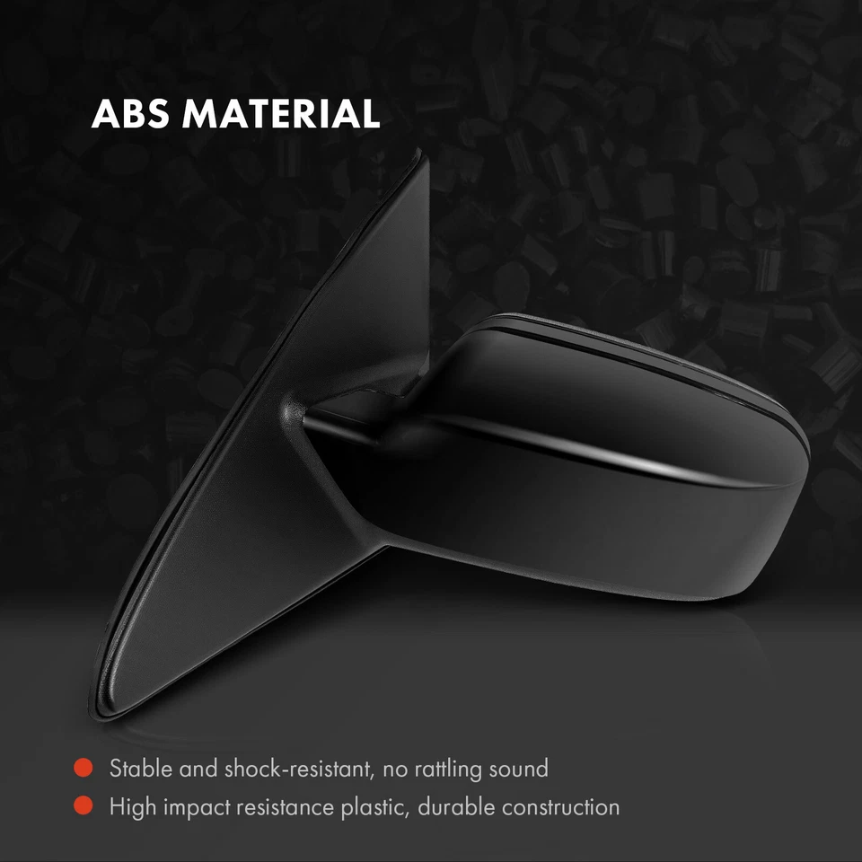 Черное зеркало с регулировкой мощности для Ford Fusion 2006-2009 Mercury Milan со стороны водителя - Изображение 3 из 4