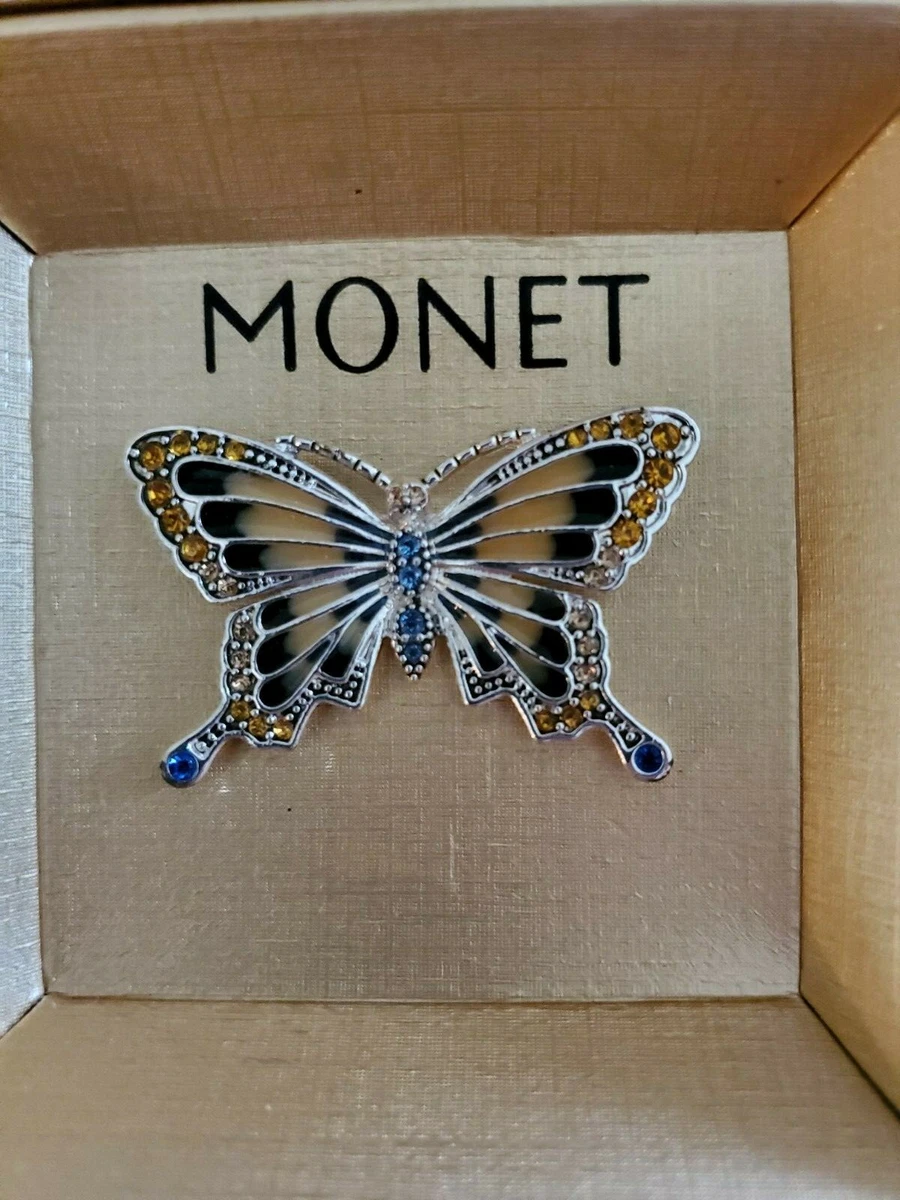 Monet butterfly brooch deals