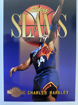 1994-95 SkyBox Sky Slams Charles Barkley #302 Phoenix Suns NBA Basketball 