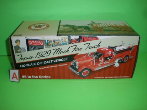 TEXACO 1929 MACK PUMPER - #5 Fire Truck Series - NEW - MINT IN BOX - Picture 1 of 6