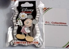 Disney DSSH Mickey Mouse Petals N Pals Flower LE 400 Pin
