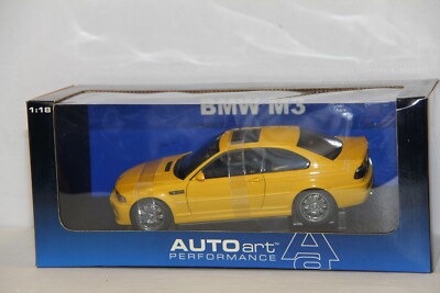 1/18 AUTOART BMW M3 E46 COUPE , YELLOW , 70542 , NEW | eBay