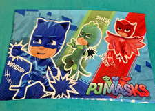PJ MASKS It's Hero Time Standard Pillowcase for Kids Excellent Condition