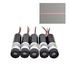 5pcs Red Light Source Line Projector Diode Module 12mm Diameter 5VDC 650nm