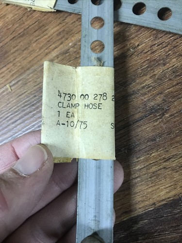 7 Vintage Government Issue Large Hose Clamps , 11 Inches - Picture 2 of 2