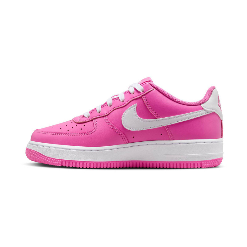 GRADE SCHOOL KIDS NIKE AIR FORCE 1_PLAYFUL PINK/WHITE FV5948600SIZE 4