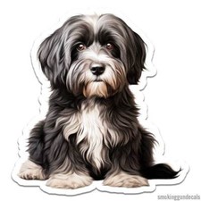 Tibetan Terrier, Vinyl Decal Sticker, Indoor Outdoor, 3 Sizes, 12175