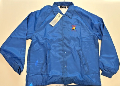 Vintage FMC Fresh Fruit Blue Lightweight Windbreak Jacket Size Men's (M) NOS
