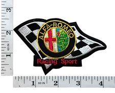 Embroidered Patch - Racing Sport - Italian Autos - Iron-on - Alfa Romeo