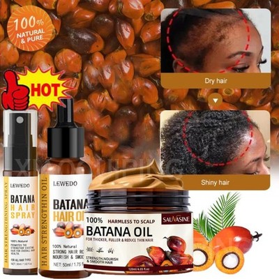 1-5Pcs Batana Oil Essence For Healthy Hair Growth Natural Anti Hair Loss Care