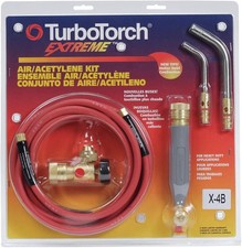 Genuine TurboTorch X-4B Manual Torch Kit Air Acetylene, EXTREME Swirl Combustion