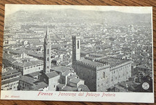 POSTCARD Panoramic View of Florence Italy Bargello Museum