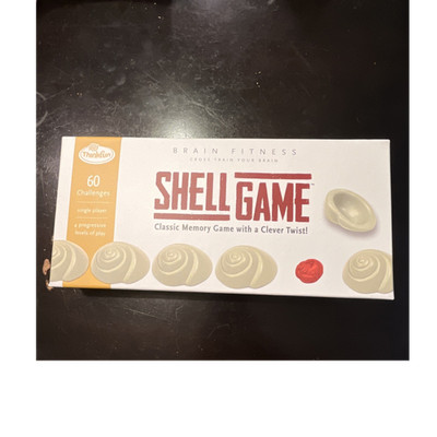 ThinkFun Shell Game Memory Game 60 Challenges Brain Fitness Single Player