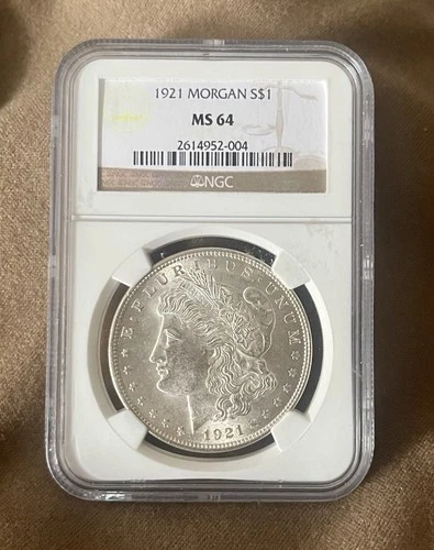 1921 Morgan Silver Dollar MS Coin