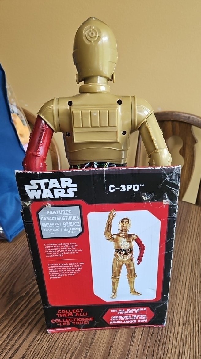 Big Figs Red Arm C-3PO Action Star Wars Force Awakens 18