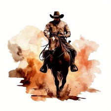 2pcs PVC Wall Stickers Wall tion Horse 300x960mm wall sticker