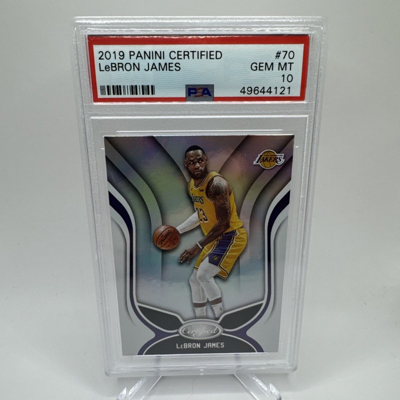 Lebron James 2019-20 Panini Certified #70 PSA 10