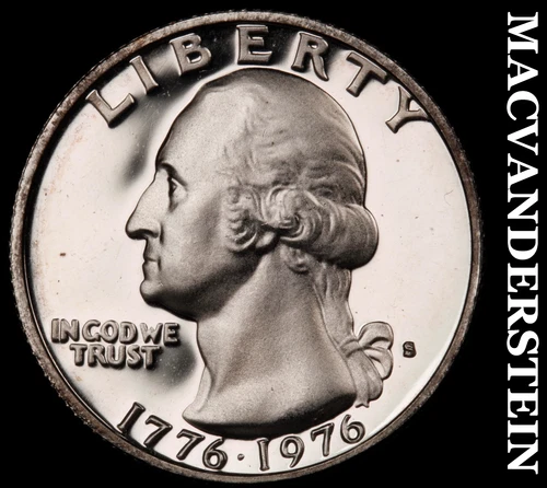 1976-S Silver Washington Quarter - Choice Gem Proof  Lustrous  #G9427