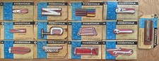 Vintage Marx Pocketools Tools in Miniature Lot w Instruction Cards 1940s Rare 