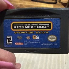 Nintendo Game Boy Advance Kids Next Door