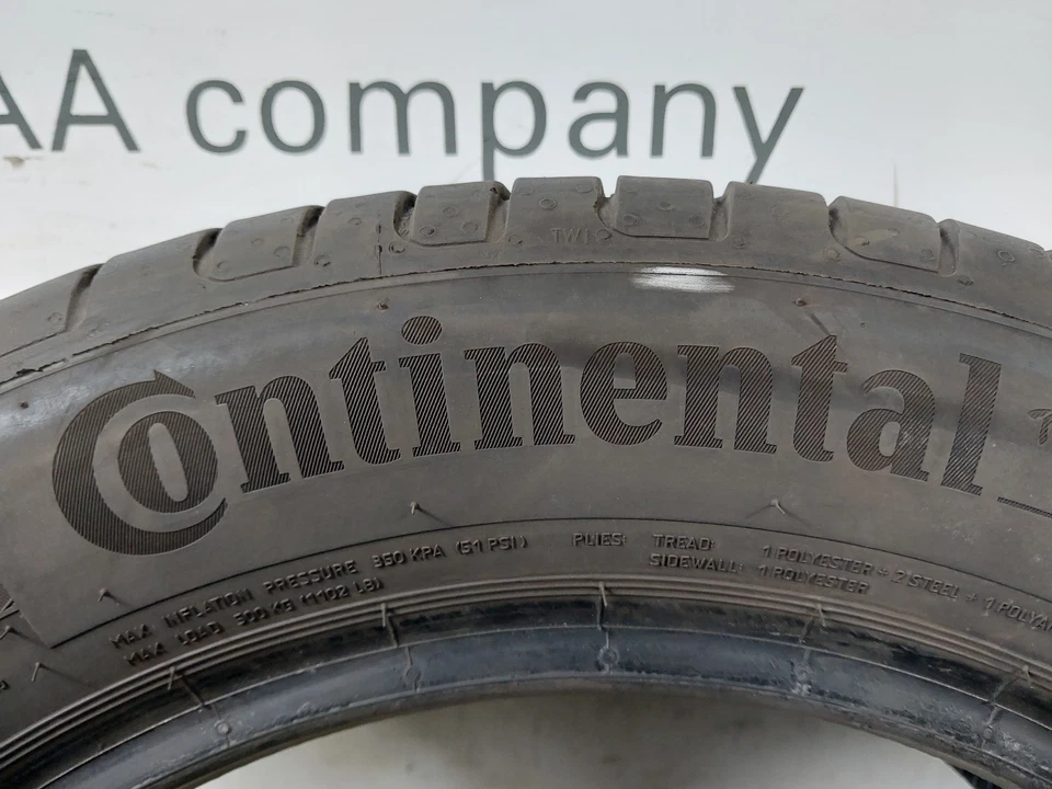 185/60/15 CONTINENTAL ULTRA CONTACT Part Worn Tyres 5mm Of Tread Matching Pair - Image 3 of 4