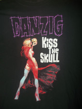 Vintage 2002 Official Danzig Kiss The Skull Tour Shirt XL I Luciferi RARE