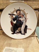 Norman Rockwell Peg Leg Vintage Collector Plate