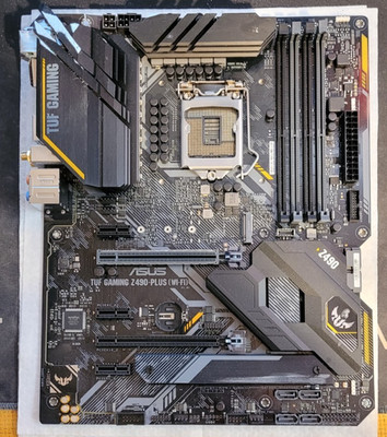 ASUS TUF GAMING Z490-PLUS-WI-FI motherboard LGA1200 HDMI+DP DAMAGED PARTS ONLY