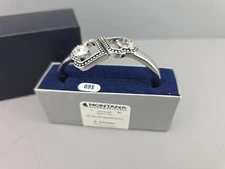 Montana Silversmiths Bead Tapered Hearts Cuff Bracelet 