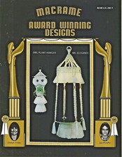 Macrame Award Winning Designs Vintage Patterns Plant Hangers Baby Swing NEW Book