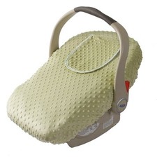 Jolly Jumper Sneak a Peek Sneak-a-Peek Infant Carseat Cover - 432 Sage