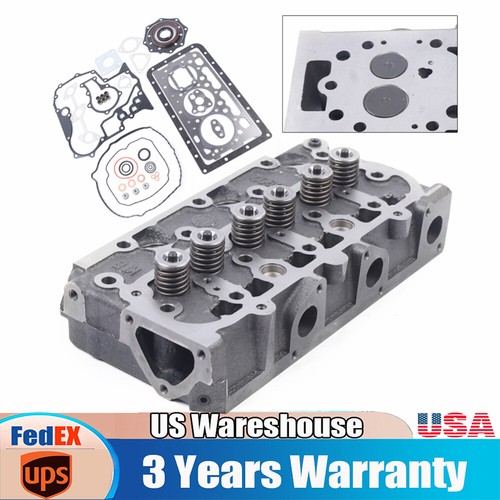 D902 Cylinder Head 1G962-03045 1G962-03046 & Valves for Kubota D902 Engine