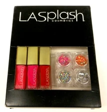 LASplash  Cosmetics Nail Polish and Nail Art Glitter 7 Pc Back Stage Pass F/Ship
