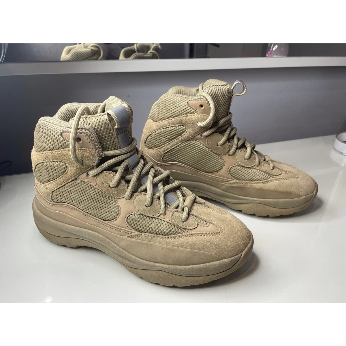 mens yeezy season 7 desert boot sneakers