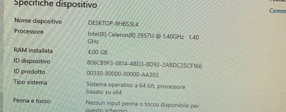 Asus VM42 Vivopc Pc Reacondicionado Cpu Celeron 2957U 1.40GHz Ram 4GB Ssd 120GB - Imagen 4 de 4